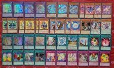 Yugioh Crystal Beast Deck 44 Cards Crystal Beast Rainbow Dragon *Rainbow Bridge*