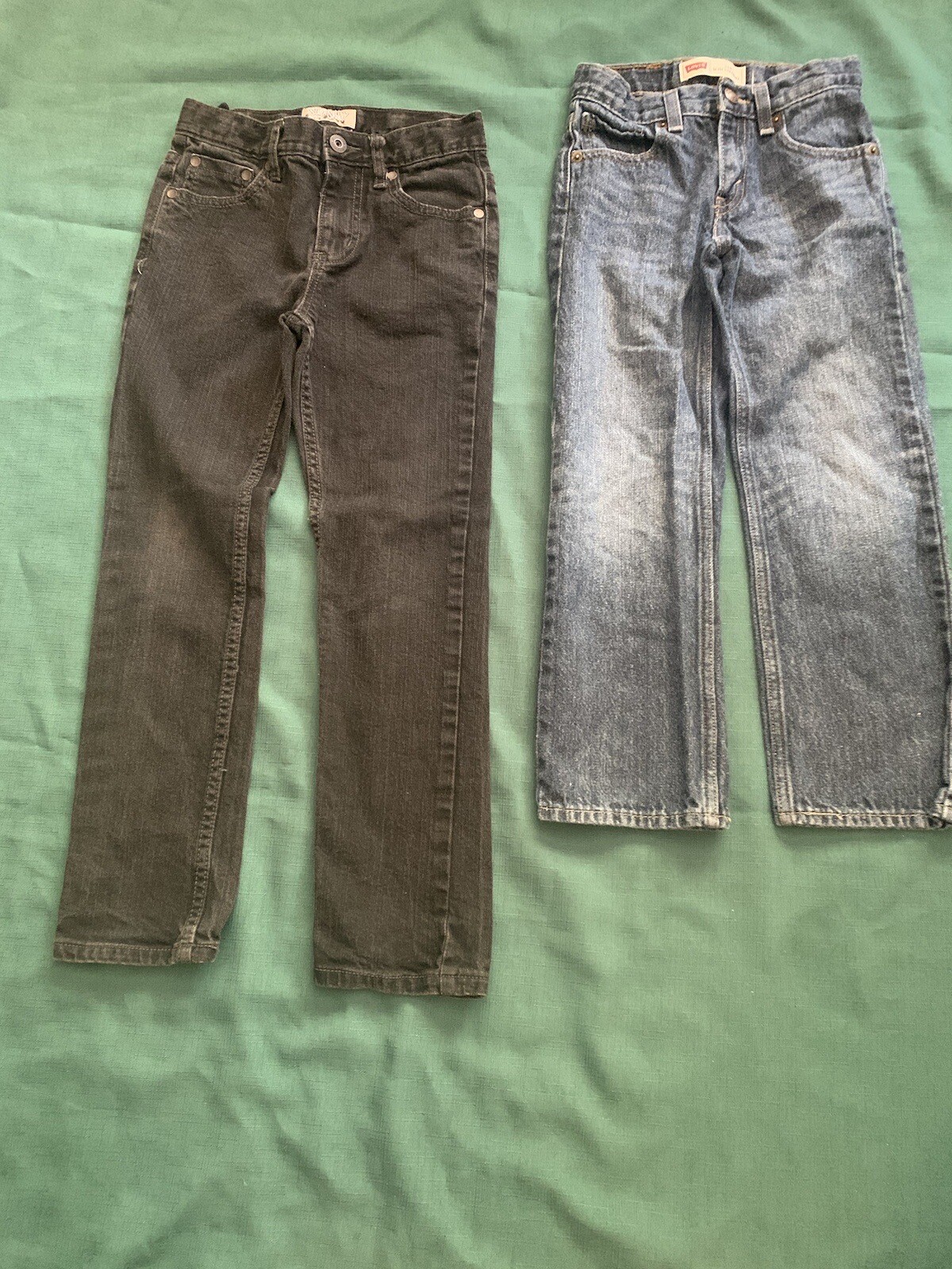 Boys Skinny Jeans Boys Youth   Sz 7 Lot Of 2  Old Navy And Levi-image