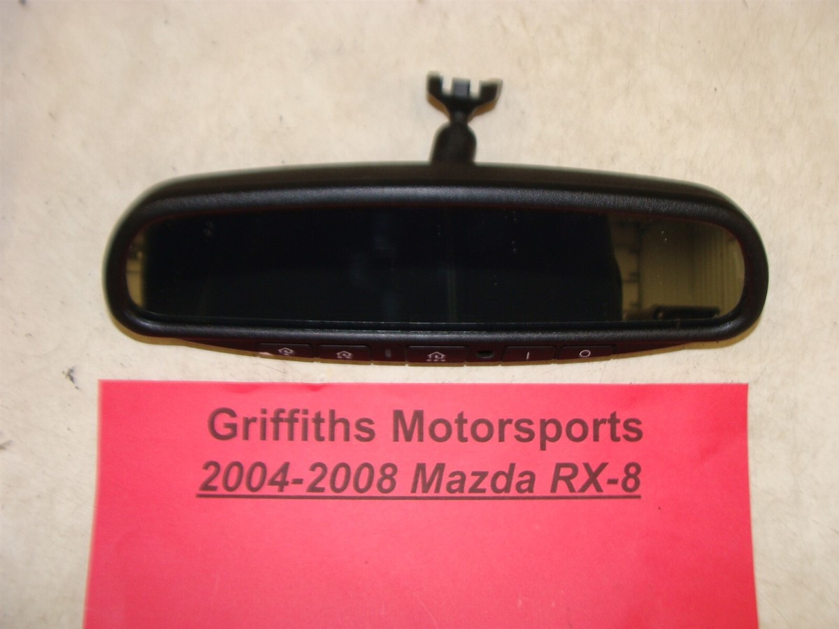 ①mo_oto_oko_onページ 2004-08 MAZDA RX-8 OEM rearview mirror garage door opener homelink