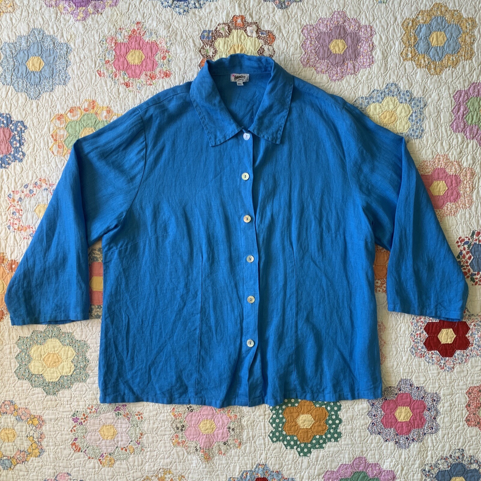 Roman Linen Button Up