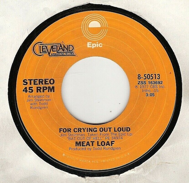 Meatloaf Three Out Of Four Ain T Bad