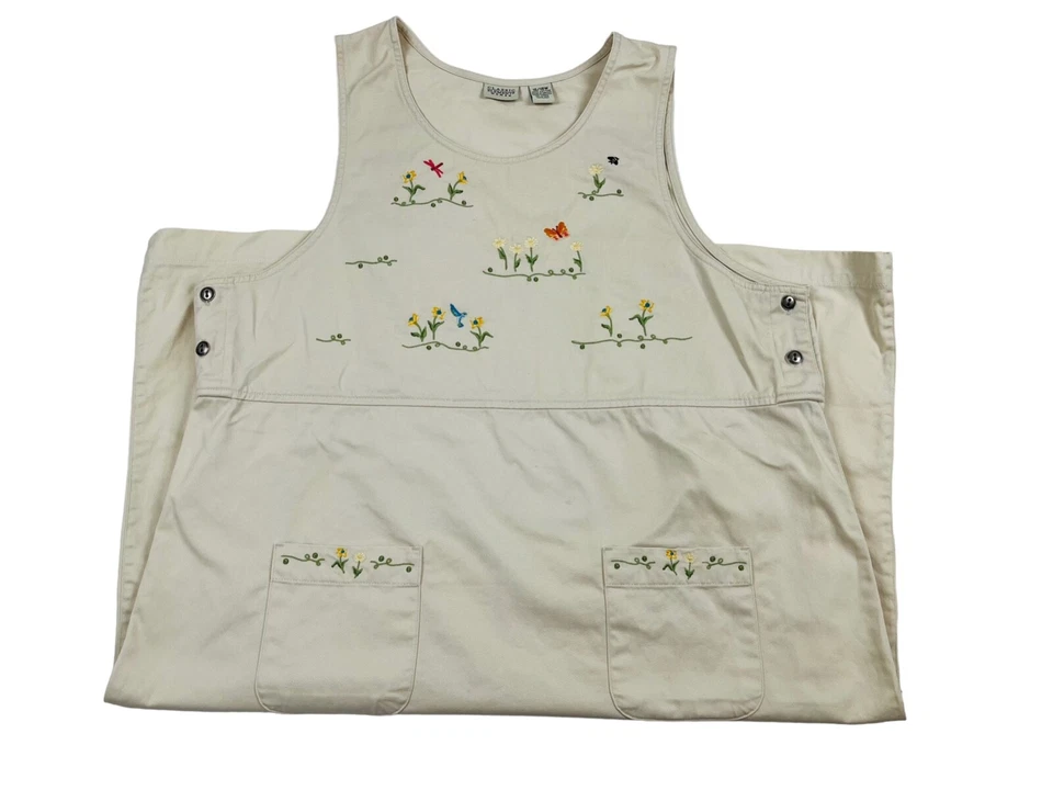 Vestido Jersey Clásico Elements Mujer Plus Sin Mangas Caqui 16/18W | Profesora, Mamá Foto 2 de 4