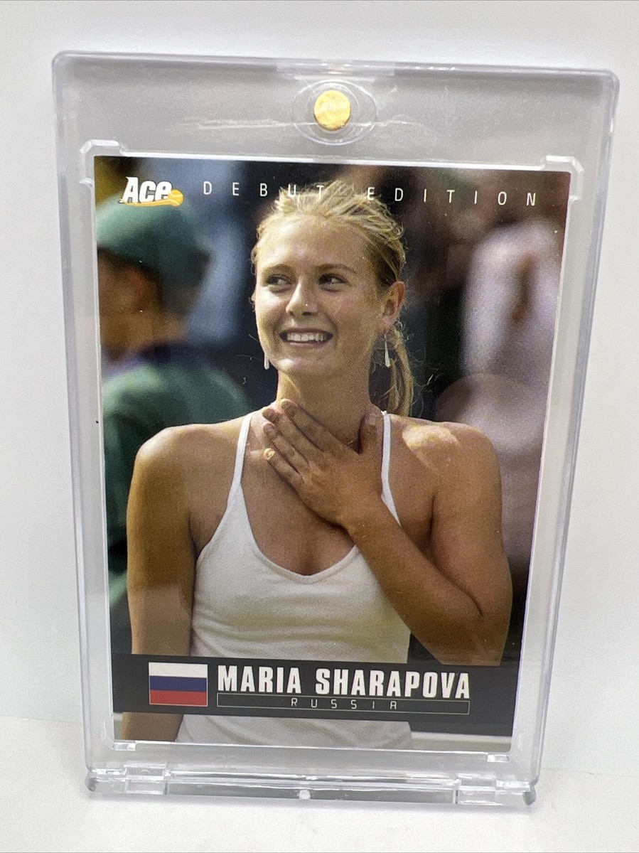2005 Ace Debut Edition Maria Sharapova Tennis Rookie Trading Card