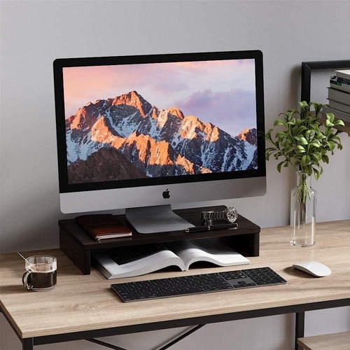 Supporto per Monitor in Legno - Rialzo PC per Scrivania, Supporto per Monitor/Tv - Foto 2 di 11