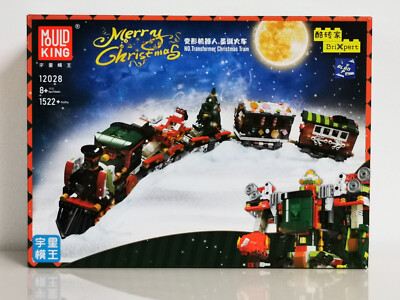 MOULDKING 12028 | 5 in 1 Weihnachtszug 1.522 Klemmbausteine Bauset NEU & OVP