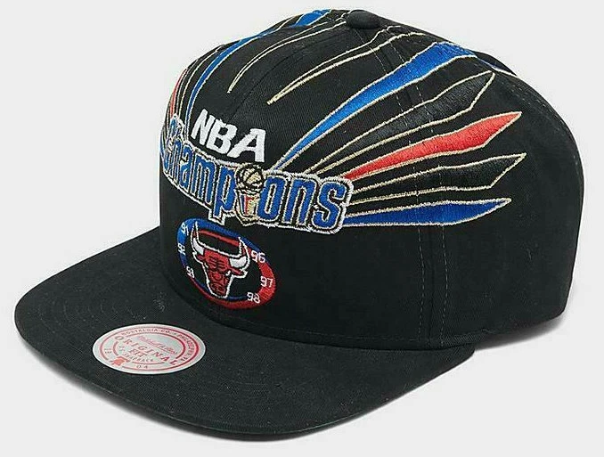 OS)Chicago Bulls 1998 Championship Mitchell and Ness Hat