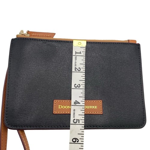 DOONEY & BOURKE Black Brown Wristlet - Picture 6 of 7