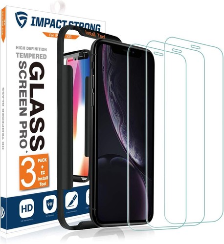 For Apple Iphone 11 Screen Protector Tempered Glass 6 1 Inch 9h 3 Pack Clear New Ebay