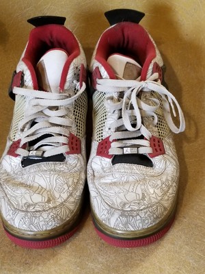 jordan ajf 4 black laser