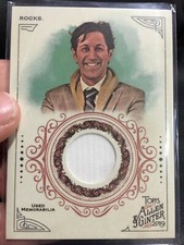 BURTON ROCKS  2019 TOPPS ALLEN & GINTER SPORTS AGENT/AUTHOR WORN SHIRT RELIC!!!!
