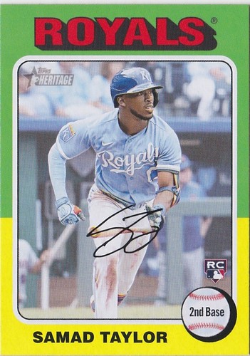2024 Topps Heritage #317 Samad Taylor | Baseball Card