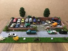 Diorama Top Schrottplatz, und LED Beleuchtung Top HO Eisenbahn aus Vitrine,,,🏠