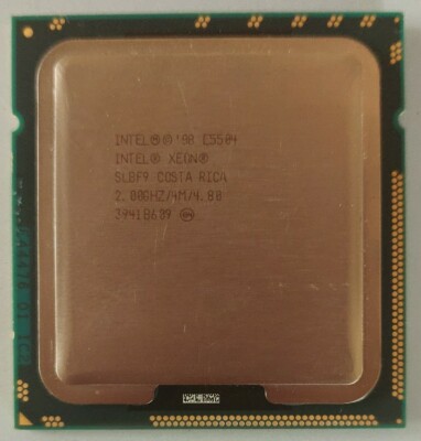 Intel Xeon Prozessor E5504 SLBF9 2,00 GHz 4M 4,80 Socket 1366 Dual CPU