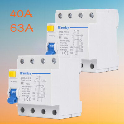 FI Fehlerstromschutzschalter Typ-B Wallbox E-Auto Allstromsensitiv Solarpanel