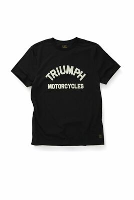 ORIGINAL TRIUMPH BURNHAM T-SHIRT SCHWARZ TOP T-SHIRT MTSS20010