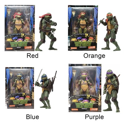 NECA TMNT 7''Ninja Turtles Actionfigur Teenage Mutant bewegliches Spielzeug 1990s