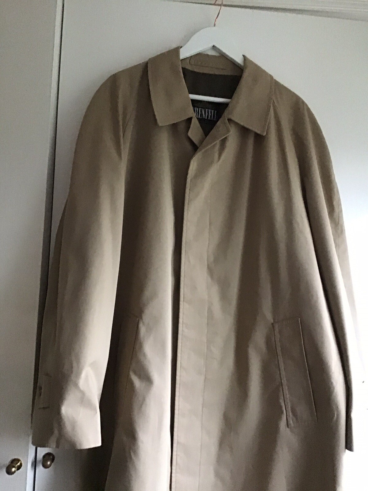 Mens Grenfell SB Raincoat Coat Made In England Size 46 Raglan Sleeve eBay