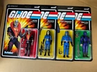 gi Joe reaction lot destro baroness cobra commander snake eyes super7