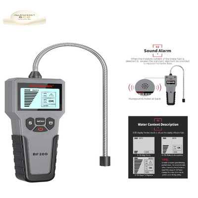 KINGBOLEN Bremsflüssigkeitstester BF200 LCD Display Akustischer Alarm DOT3 DOT