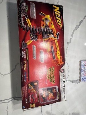 NEW UNUSED Nerf Vulcan EBF-25 Blaster Factory Tied Box Damage 100