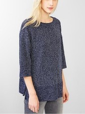 GAP 100 Cotton Marled Oversized Sweater Size XS/S