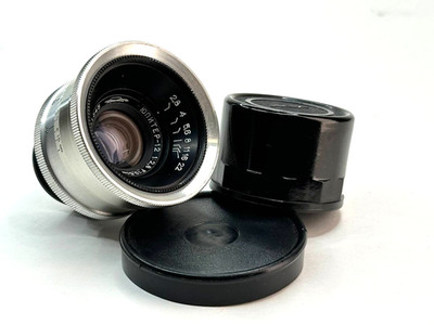 SERVICED Jupiter-12 Silver RED P Biogon copy 35mm f/2.8 Wide Angle LTM M39 LEICA