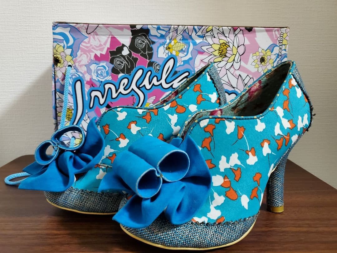 Irregular Choice ☆ Flower pattern ☆ Blue - image 1
