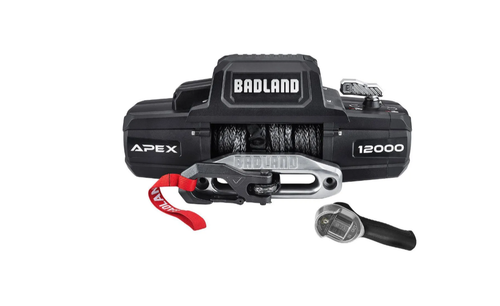 Badland APEX 12000 lb Winch Synthetic Rope Wireless Remote NEW - Picture 1 of 11
