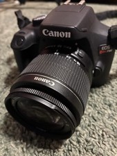 Canon EOS Rebel T100 Camera with Lens Black With Tripod, Battery And Charger
