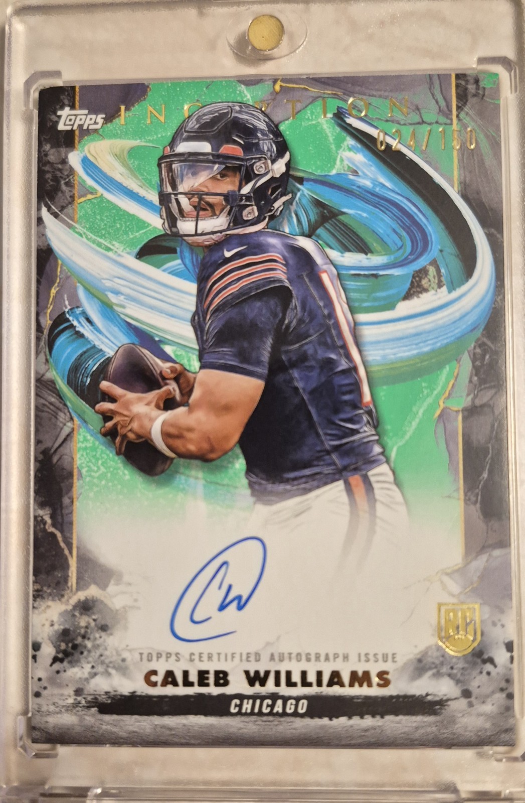 2024 Topps Inception - Rookie Autographs Caleb Williams #RA-CW (AU, RC)