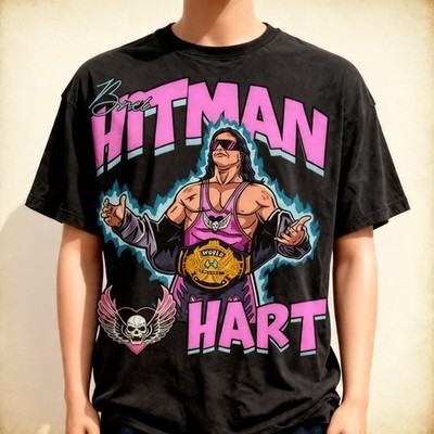 Collection Bret Hitman Hart Gift For Fan Full Size S to 5XL T-shirt