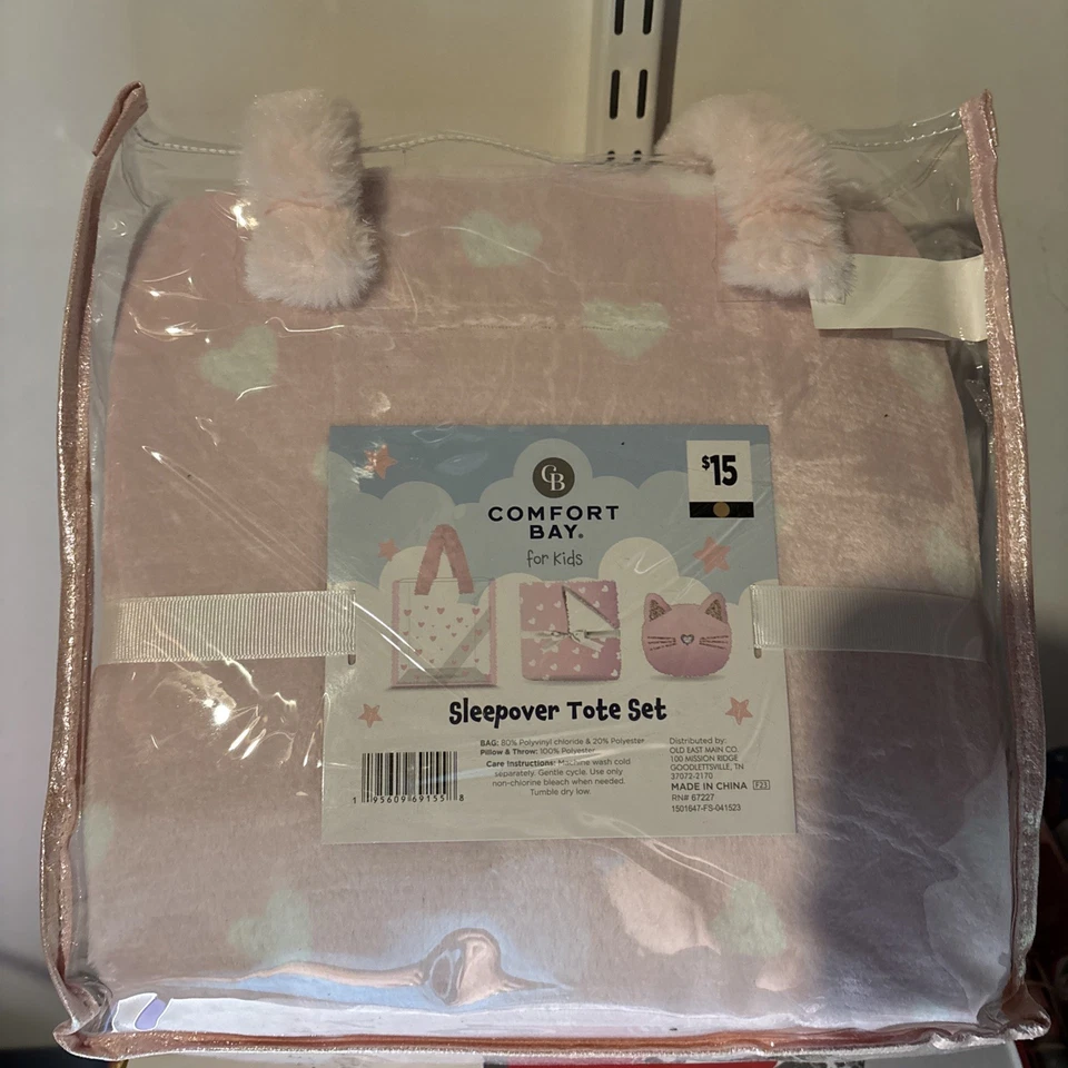 Comfort Bay ночевка сумка с короткими ручками комплект Kitty Cat розовый цвет для детей - Изображение 2 из 2