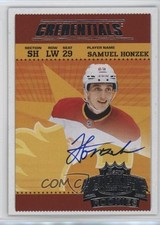 2024-25 Upper Deck Credentials Retro Ticket Access Rookies Samuel Honzek Auto RC