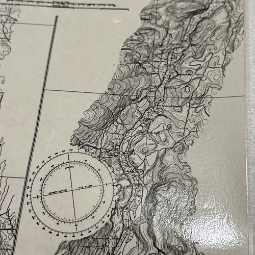 1959 US LAKE SURVEY LAKE CHAMPLAIN CHART NO 174 Barber Point To Whitehall NY - Picture 7 of 8