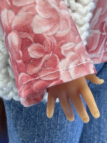 Ideal Crissy Family Dolls CRISSY 1969 Puppe mit Bluse Weste Jeans Stirnband & Schuhe - Bild 17 von 24