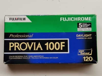 Fujichrome PROVIA 100F, expired 2017, 5 rolls
