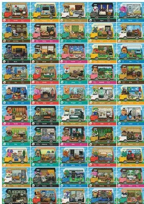 01-50 Welcome Amiibo / Wohnwagen Amiibo Karten Nfc Animal Crossing NEU
