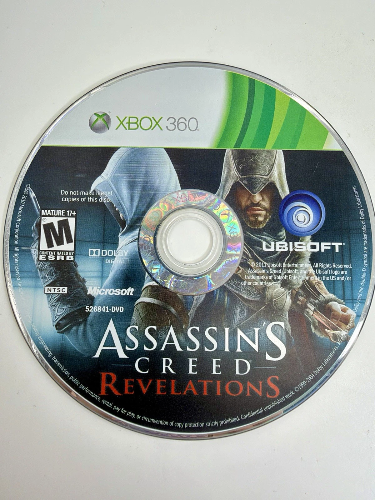 Assassin's Creed: Revelations - XBOX 360 (DISC ONLY / TESTED / NO TRACKING)