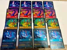 Disney Lorcana Promo Lot of 16 NM 4x Elsa, Maleficent, Snow White, Scar