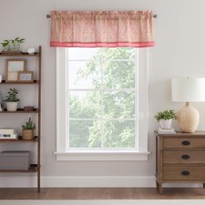 Hampton Estate Valances Windows 60 in Wide x 16 in Long Rod Pocket Window
