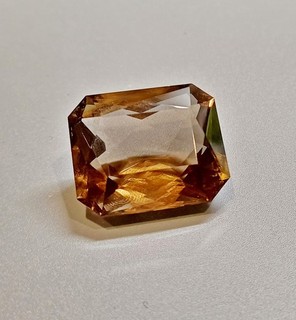 Rauchquarz großer Stein Emeraldschliff 43 37 ct 24 x 19 x 13