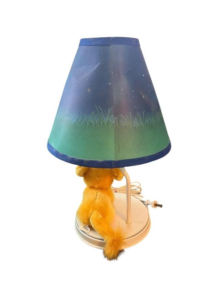 Lámpara portátil Dolly vintage Rey León Simba Mufasa años 90 funcionando Foto 4 de 4