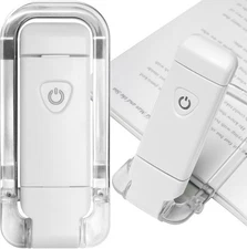 Portable USB Rechargeable LED Clip-on Book Light for Eye-Protection
