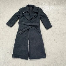 MO-VTLTC-BLK: 1/12 Black Wired Trench Coat for 6" muscular body action figure