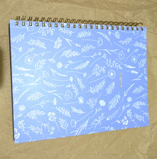 SKETCH Purple Floral Cover Spiral Bound Sketchbook Journal Notebook
