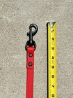 K9 Tactical Gear Heavy Duty Biothane Dog Leash, Short Adjustable Red — photo 4