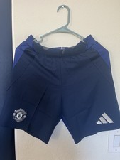 Adidas Manchester United Authentic Away Soccer Football Shorts 24/25 S Small