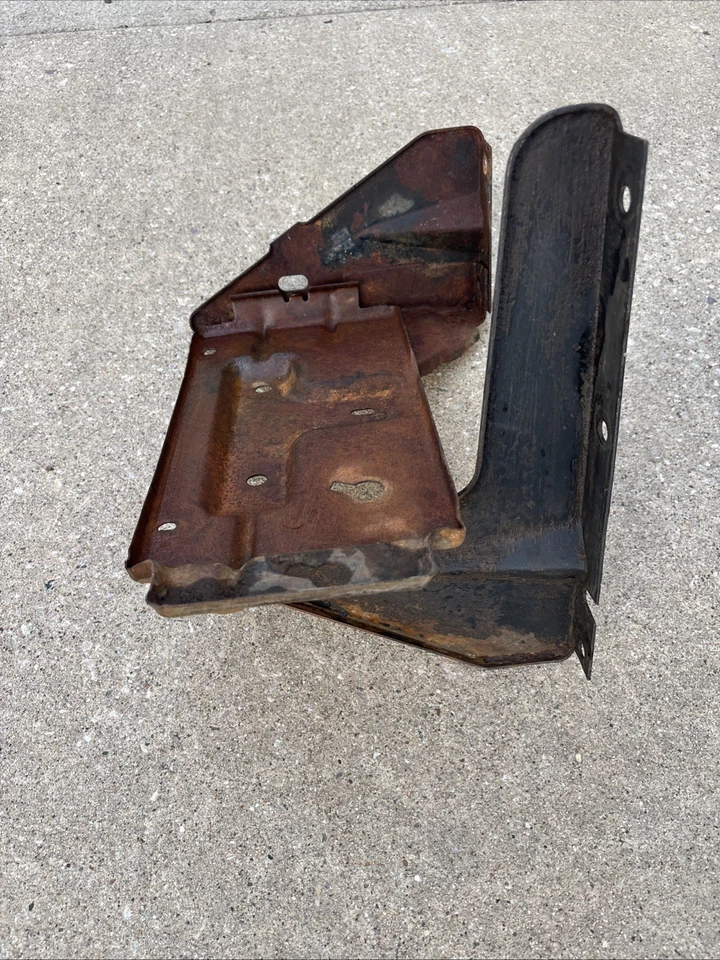 Bandeja de batería para camioneta Ford 1961 1964 OEM F100 2x2 F250 ¡¡Sobreviviente original!! Vintage Foto 2 de 4