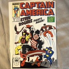 Captain America #337 Marvel Comics 1988 The Long Road Back Copper Age Key Issue