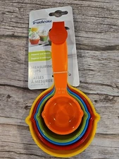 Trudeau Measuring Cups Set Of 5-Assorted Colors New With Tags (231)